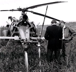 Crash d'hélicoptère Alouette 3 – 24/04/1975 - Photo DR collection personnelle Emile Faragou