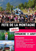 Affiche Fête de la Montagne le 11 août 2013 à Valfréjus