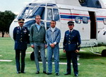 En 1976, avec le prince Juan Carlos en qualification Puma - Photo © X - Collection JMP