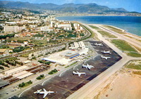 Vue aérienne de l'aéroport de Nice-Côte d'Azur - Photo Alain Perceval