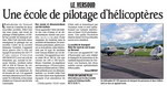 Le Versoud : Une école de pilotage d'hélicoptères - Article DL 04/07/2012