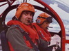 Francis Delafosse en équipage avec Georges Rousse - Photo collection FD