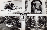 Le Bell 47 G2 F-BGSS et l'école nationale de protection civile créée à Nainville-les-Roches en 1954 - Photos DR
