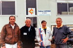 De gauche à droite : Patrick Durieux (Jet System), René Romet, Jean-Marie Potelle et Jean boulet - Collection JMP - Photo © X