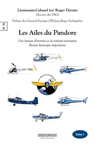 Couverture du livre "Les Ailes du Pandore" du lieutenant-colonel Roger DROUIN
