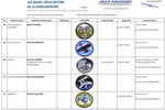 Liste des bases hélicos de la Gendarmerie nationale