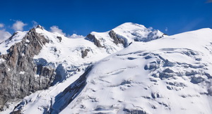 Le massif du Mont-Blanc dans toute sa splendeur - Photo © Claire Gothié