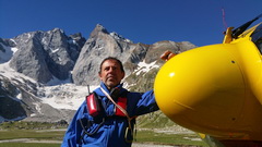 Pascal Sancho est guide de haute de montagne et a été secouriste pendant une trentaine d'années - Photo DR Pascal Sancho