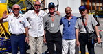 De gauche à droite : René Romet, Vincent Furon, Yves Guedon, Jean-Pascal Reynaud, Daniel Liron - Photo © Daniel Liron