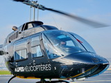 Le Bell 206 F-HBJR très souvent au départ - Photo © Patrick Gisle.
