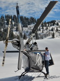 Le Bell 206, idéal en formation Montagne - Photo © Patrick Gisle
