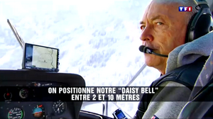 L'hélicoptère est piloté par Christian Blugeon - Photo TF1