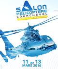 Affiche Salon Hélicoptère Courchevel 2016