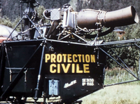 Alouette 2 F-BIFM Protection civile pilotée par Gérard Frommweiler en 1959 - Photo DR