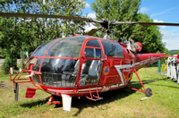 L'Alouette 3 SA 316 B, N° 1854, F-ZBDN (Delta November) reformée en septembre 2003 trône désormais fièrement au Musée Départemental des Sapeurs-Pompiers à Gex - Photo © Jacques Lissajoux