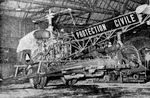 Bell 47 G2 F-BHMG Protection civile sur une remorque après l'accident du 17 janvier 1960 - Photo DR