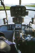 Cockpit Alouette III Dragon 06 - Photo D. Saint-Sanvain