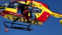 Hélitreuillage avec l'EC 145 Dragon de la Sécurité civile - Photo 13h15 France 2