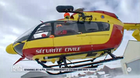 Départ de l'EC 145 Dragon 38 de la Base Hélicoptère de la Sécurité Civile à l'Alpes d'Huez - Photo Enquête d'action