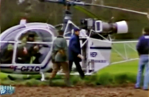 Alouette 2 F-GFZQ d'Héli Plaisance posée - Photo DR Antenne 2