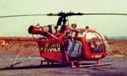 Cliquez pour lire l'article intitulé : Quand l'Alouette II rouge faisait la "MANCHE" - Photo DR