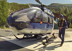 F-MJBE "Choucas 73" sur sa DZ de Modane avec le MOB - Photo © Eric Thirion - CABCOM Région de Gendarmerie Auvergne Rhône-Alpes 2018