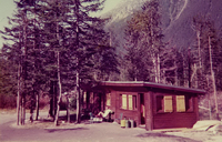 La toute première cabane de la DZ des bois en 1983 - Photo DR collection Francis Delafosse