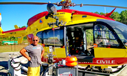 Cliquez pour lire l'article intitulé : LACANAU 50e anniversaire de la présence de l'hélicoptère - Photo DR
