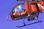 SA315B Lama F-GFCY du SAF lors de la construction du refuge du Goûter en 1990 - Photo DR