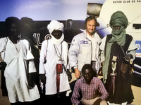 Michel comme chez lui dans le Sahel - Photo collection Michel Anglade