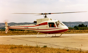 Le prototype AS350-001 immatriculé F-WTNB en1974 - Photo Airbus Helicopters