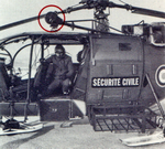 Le treuil de 25 m sur l'Alouette 3 F-ZBAI de la Sécurité civile - Photo DR
