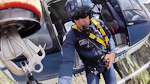 Commencement du treuillage depuis l'EC 145 F-MJBE "Choucas 73" - Photo © Eric Thirion - CABCOM Région de Gendarmerie Auvergne Rhône-Alpes 2018