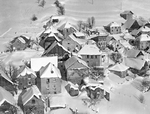 Le village sous la neige en décembre 1962 - Photo DR archives DL