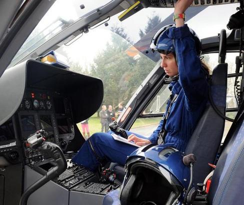 Le nouvel hélicoptère de la gendarmerie est équipé d'un système de pilotage automatique. - Photo NR, Patrice Deschamps