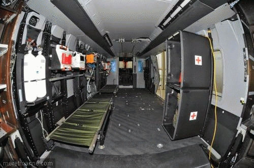 Intérieur du NH90 MedEvac - Photo © EUROCOPTER