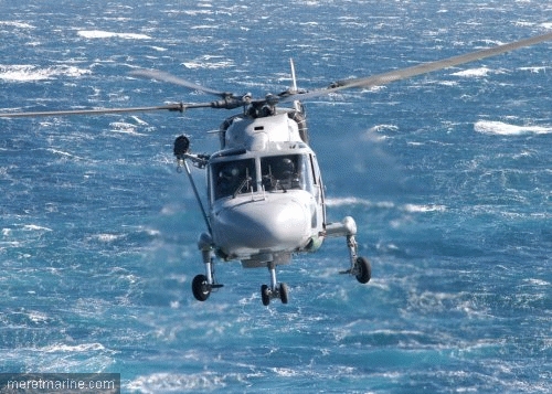 Un hélicoptère WG-13 Lynx - crédits : MARINE NATIONALE