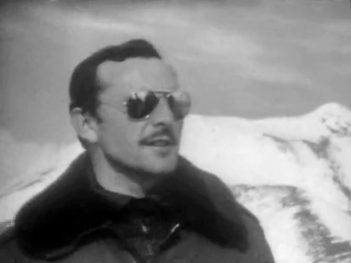René Romet Pilote Instructeur sur Alouette 2 interviewé reportage JT 17 avril 1968 - Photo DR INA
