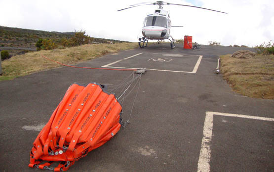 Au premier plan, le "Bambi Bucket"