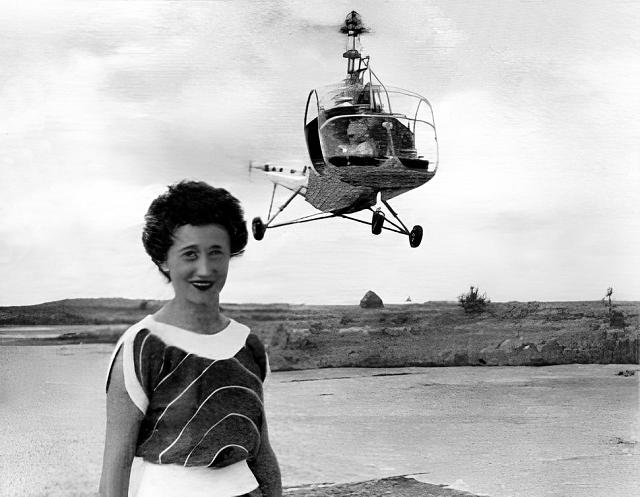 Valérie André au début des années 50 - Photo DR