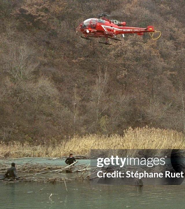 Alouette 3 F-ZBAH en vol - les secours en action - Photo Stéphane Ruet