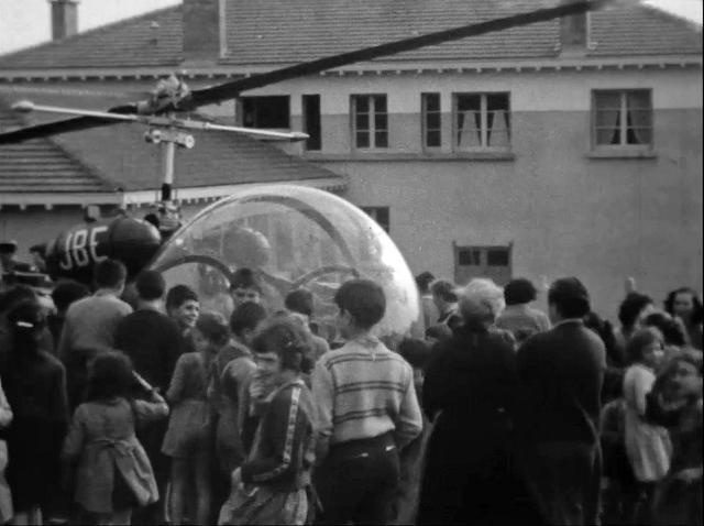 Bell 47 F-MJBE Gendarmerie en 1956 - Photo DR