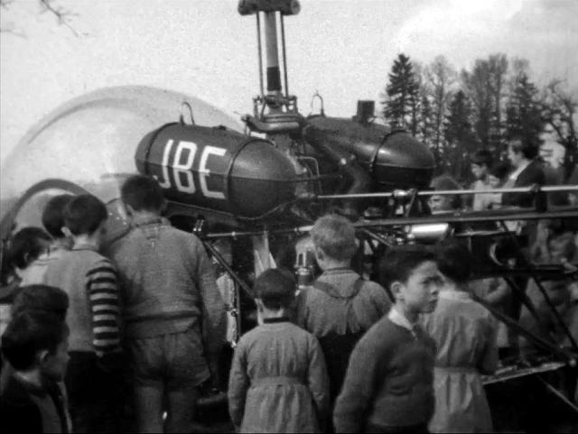 Bell 47 F-MJBE Gendarmerie en 1956 - Photo DR