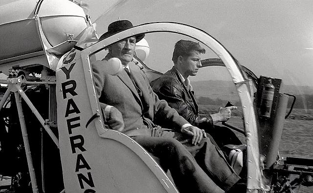 Bell 47 G2 F-OATO Gyrafrance, piloté par Jacques Poullain - Photo DR