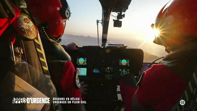 Fabrice, le pilote à droite et Rudy, le MOB à gauche de la Sécurité civile de Bastia s'envolent pour un sauvetage - Photo DR