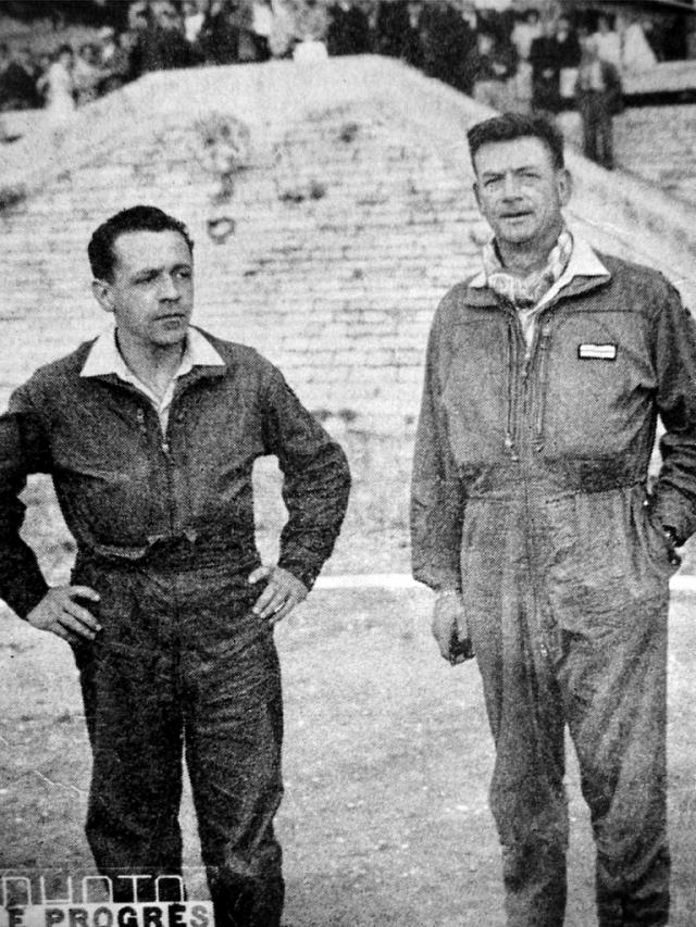 A gauche le maréchal de logis-chef Jean Ladhuie et le lieutenant Didier Potelle - Photo Le progrès