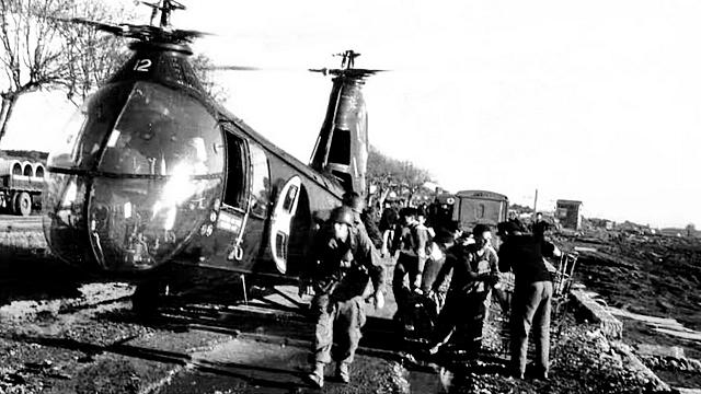 Piasecki HUP 2 LF 3 n°130012 n°12 Malpasset 1959 - Photo DR