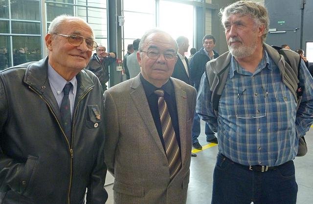 Rodolph Brunn, Guy Durand le jour de l'inauguration de la nouvelle base Michel Fourcoux, Photo prise par le médecin de garde du jour - Photo DR