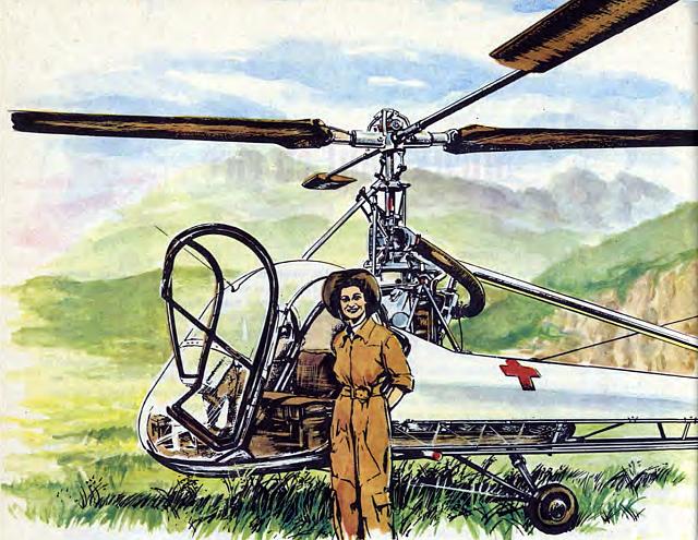 Valérie André dessin illustration 1962 - Dessin DR L'album des jeunes sélection du Reader's digest (1962)