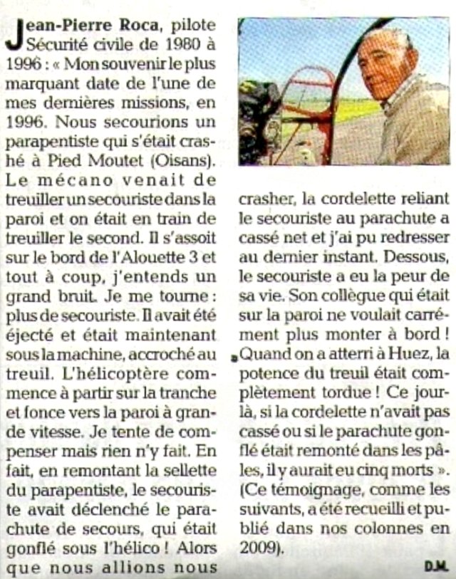 Article Le Dauphiné Libéré (première publication en 2009) - Document DL